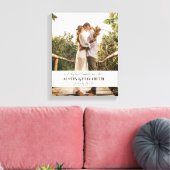 Sie lebten glücklich, je nachdem, wie die Hochzeit Leinwanddruck (Insitu (Wohnzimmer))