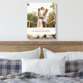 Sie lebten glücklich, je nachdem, wie die Hochzeit Leinwanddruck (Insitu (Schlafzimmer))