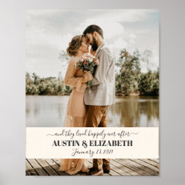 Sie lebten glücklich, je nachdem, wie die Hochzeit Poster
