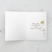 Sie-leere Bank Fräuleins unter Weidebaum Karte (Innenseite)