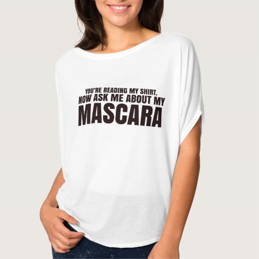 Sie lesen mein Shirt - Younique Wimperntusche (Vorderseite)