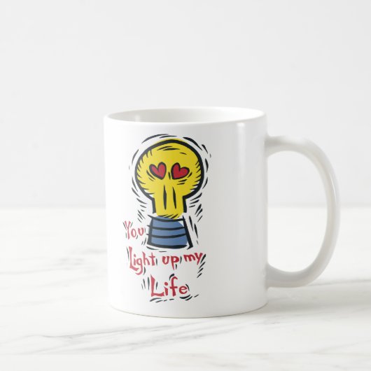 Sie leuchten meinem Leben Kaffeetasse (Rechts)