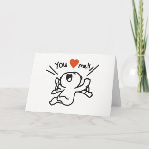 Sie Liebe ich Valentinkarte Feiertagskarte