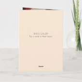 SIE - LIEBE/JAHRESKARTE DANKESKARTE (Rückseite)