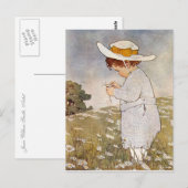 Sie Liebe mich, sie Liebe mich nicht. Postkarte (Vorne/Hinten)
