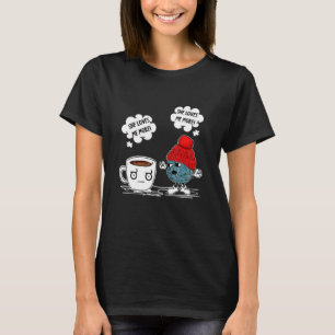 Sie Liebe mir noch Kaffee und Crochet. T-Shirt