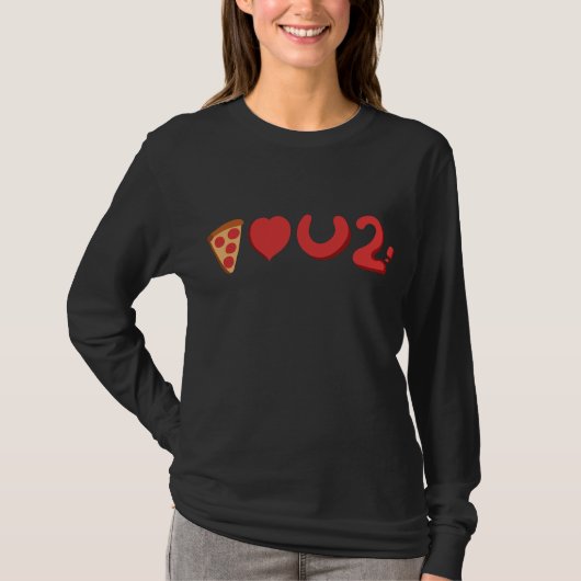 Sie Liebe Pizza, na ja, Pizza Liebe Sie auch! T-Shirt (Vorderseite)