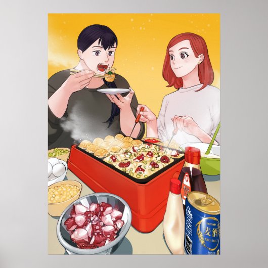 Sie Liebe zu kochen und Lieben, Promo zu essen Poster (Vorne)