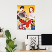 Sie Liebe zu kochen und Lieben, Promo zu essen Poster (Heimbüro)