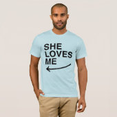 Sie Lieben ich (links) .png T-Shirt (Vorne ganz)