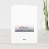 Sie lieben Ihre Liebe Rose Grußkarte Karte (Rückseite)