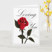 Sie lieben Ihre Liebe Rose Grußkarte Karte (Gelbe Blume)