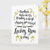 Sie lieben ist einfach - Stationierung Card Karte (Gelbe Blume)