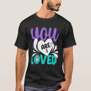 Sie lieben Selbstmordprävention Bewusstsein Aquama T-Shirt