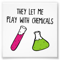 Sie Ließ mich mit Chemikalien spielen
