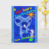 Sie ließen eine Tonsillektomie gut bald erhalten Karte (Gelbe Blume)