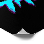 Sie Live Retro Print Poster (Ecke)