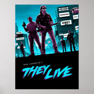 Sie Live Retro Print Poster