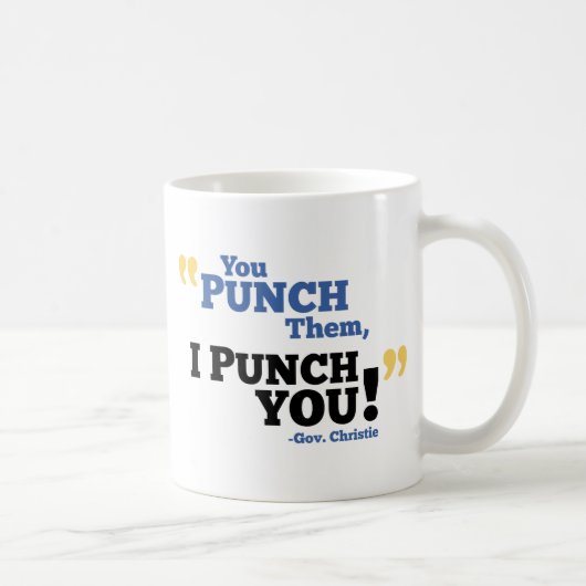 Sie lochen sie, ich lochen Sie! Kaffeetasse (Rechts)