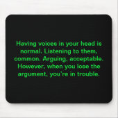 Sie lösen! - Lustiges Zitat Mousepad (Vorne)