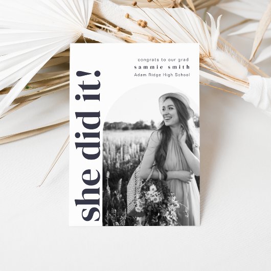 Sie lud Party mit Image ein Einladung