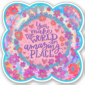 Sie machen die Phantastische Welt zum Trendy Inspi Aufkleber (Vorderseite)