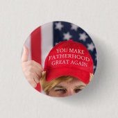 Sie machen die Vaterschaft wieder groß für Trump Button (Vorderseite)