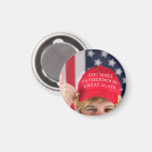 Sie machen die Vaterschaft wieder groß für Trump Magnet (Vorderseite/Rückseite)