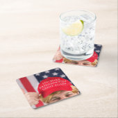 Sie machen die Vaterschaft wieder groß für Trump Rechteckiger Pappuntersetzer (Vor Ort)