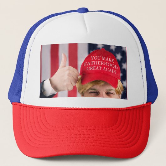 Sie machen die Vaterschaft wieder groß für Trump Truckerkappe (Vorderseite)