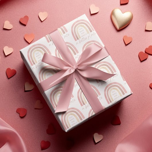 Sie machen die Welt zu einem besseren Ort für die  Geschenkpapier Set