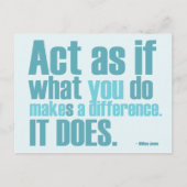 Sie machen eine andere Motivierend Postkarte (Vorderseite)