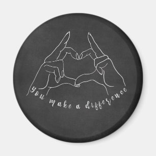Sie machen einen Differenzkurs Magnet