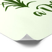 "Sie machen einen Unterschied" Lila rosa Blume dru Poster (Ecke)