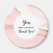 Sie machen einen Unterschied Rosa Blush Agate Wass Magnet (Vorne)