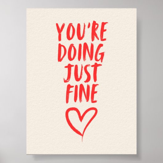 Sie machen einfach Art Print Poster (Vorne)