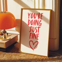 Sie machen einfach Art Print