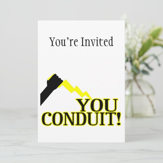 Sie machen einladung (Stehend Vorderseite)