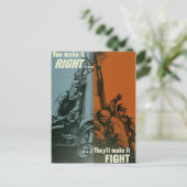 Sie machen es richtig Postkarte (Stehend Vorderseite)