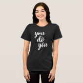 Sie machen Ihr sassy Sarcasm Zitat Tri-Blend Shirt (Vorderseite voll)