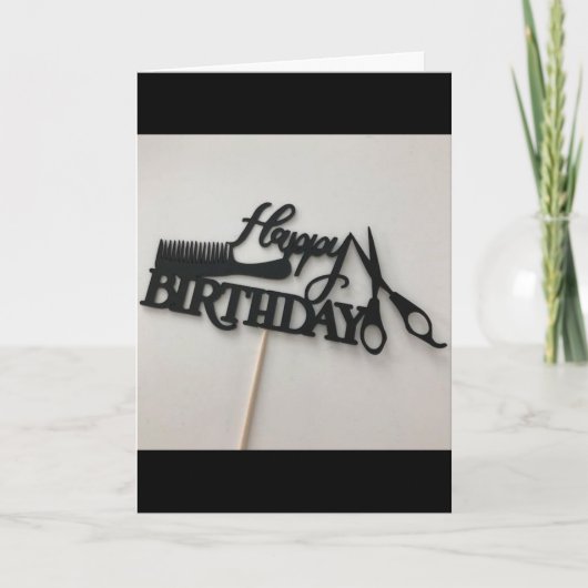 **SIE MACHEN IMMER DEN CUT** BARBER ODER HAARSTYLI KARTE (Vorderseite)