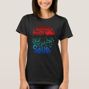 Sie machen mein Herz Saur Niedlich Dinosaurier Val T-Shirt