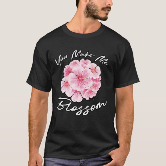 Sie machen mich Blossom Blumendesigner Florist Puf T-Shirt (Vorderseite)