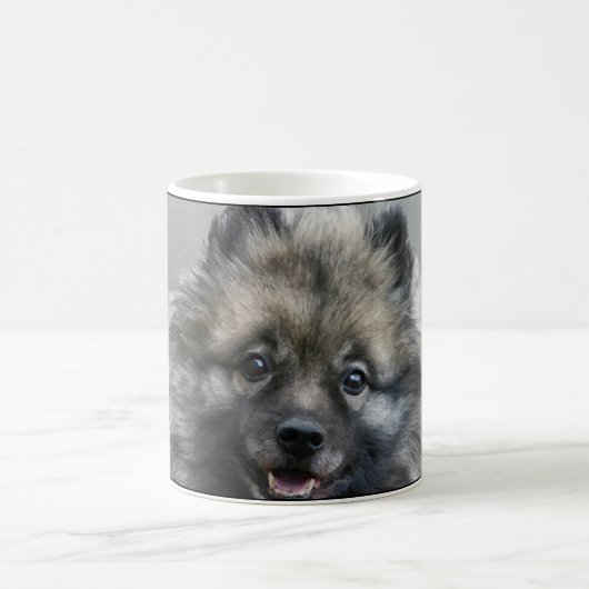 "Sie machen mich Lächeln" Keeshond-Kaffee-Tasse Kaffeetasse (Mittel)