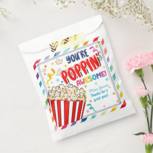 Sie machen mich Pop Dank Popcorn Freiwilligen Geschenktütchen