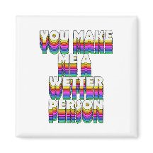 Sie machen mich zu einer Wetter-Person Regenbogen-