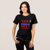 Sie machen mich zum Melt...4. Juli Tri-Blend Shirt (Vorderseite voll)
