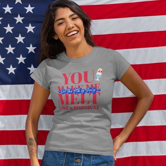 Sie machen mich zum Melt...4. Juli Tri-Blend Shirt