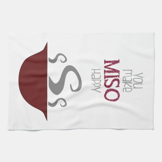 Sie machen MISO glückliches Geschirrtuch (Horizontal)