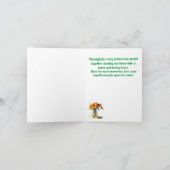 Sie machen unser Haus zu einer Zuhause Karte (Innenseite)